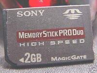 Sony Memory Stick Pro Duo Mark 2 2gb Digital Storage Media At Crutchfield