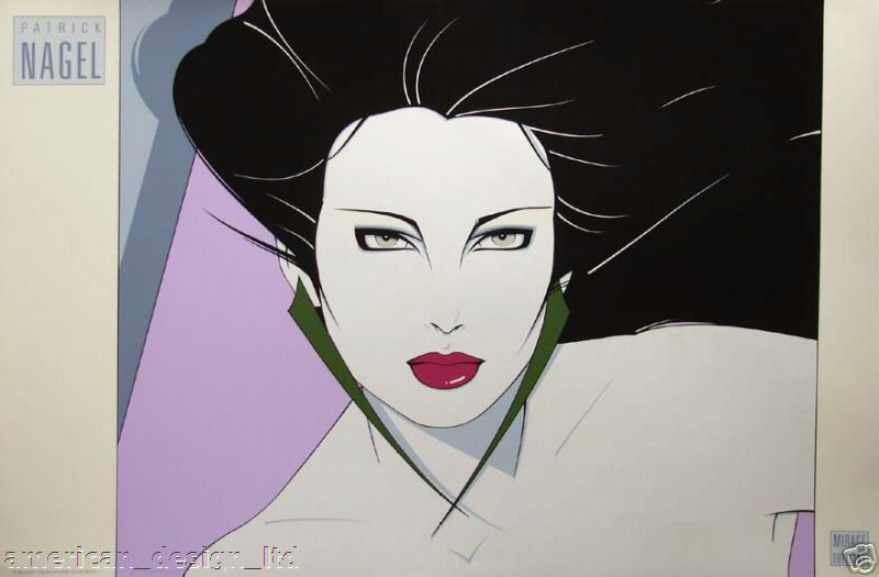 Patrick Nagel NC15 Commemorative Serigraph NR MAKE AN OFFER  