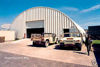 Steel Factory Mfg Q60x65x20 Metal Prefab Arch Quonset Hay Storage Building Kit