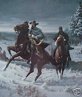 Gary Lynn Roberts"CROSSING LICK CREEK" L E # 185 of 950 Nathan Bedford Forest