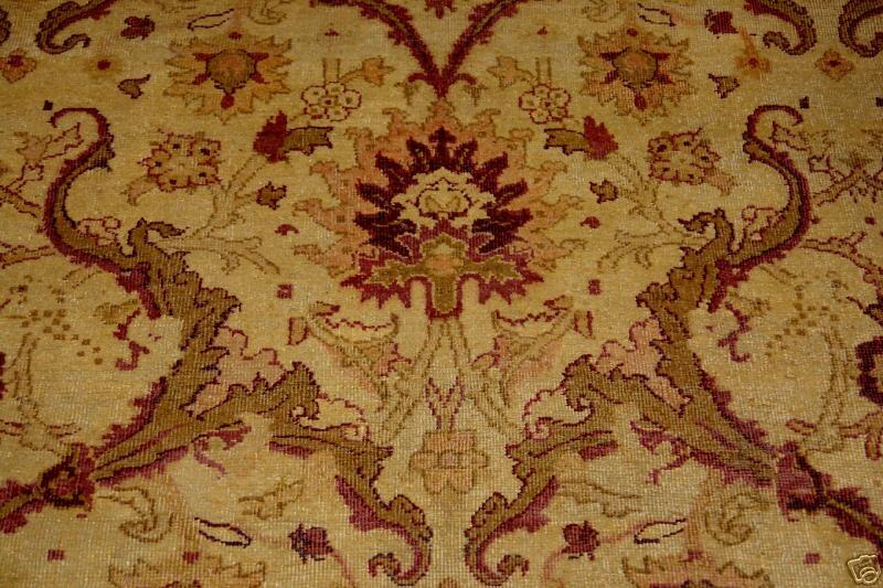 WOW 11x12ft   Antique Agra rug ca1870  