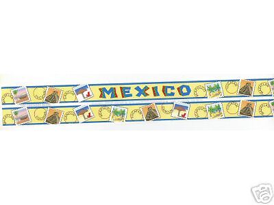 SRM MEXICO Scrapbooking Border Stickers 24265C 718588242650  