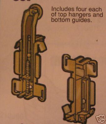 Mobile Home Closet Sliding Door Hanger and Guide Set