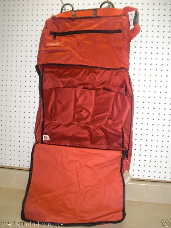 Grooming Carrier Horse Trailer Travel Tack Rack Room Bag Red Tote 