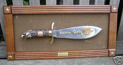 FRANKLIN MINT VIETNAM VETERAN COMMEMORATIVE EAGLE KNIFE  