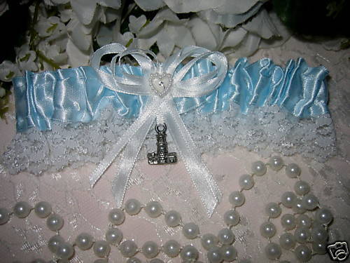 Garter Wedding Supplies Bridal TOSS LIGHTHOUSE BLUE  