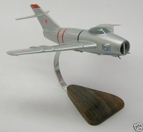 Mig 17 Fresco Mig17 Airplane Wood Model Free Ship New  