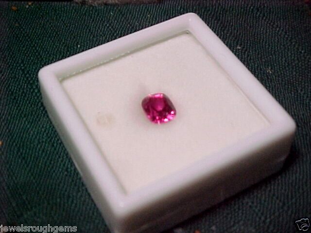 Natural Gem Tanzania Red Cushion Cut Spinel Gemstone BN  