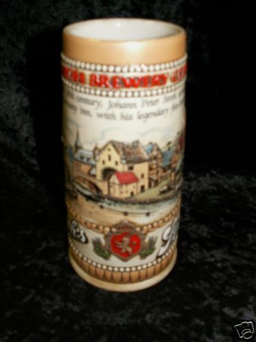 Strohs Beer Stein Heritage Series #2 1985  