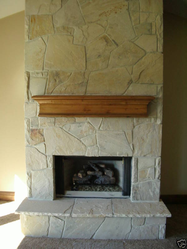 New Tuscan Knotty Alder Fireplace Mantle  