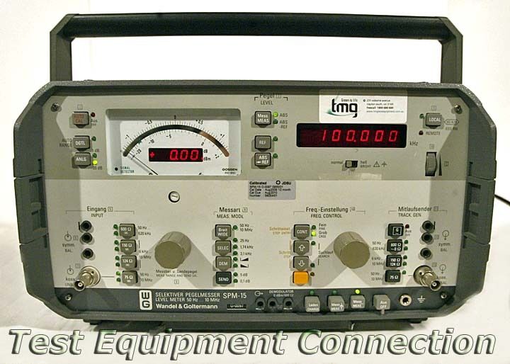 Wandel Goltermann SPM 15 SPM15 Level Meter  