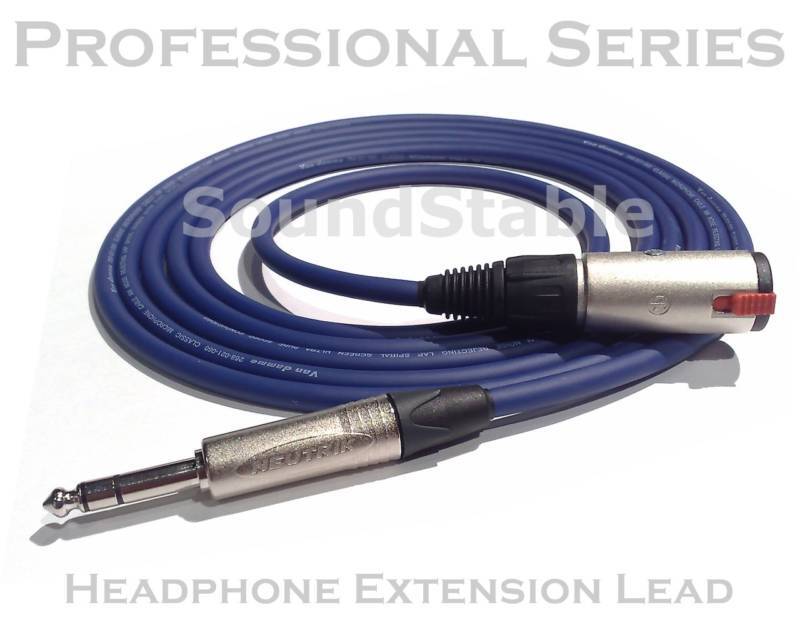 0m Pro Headphone Extn Lead, for Sennheiser Grado Sony  