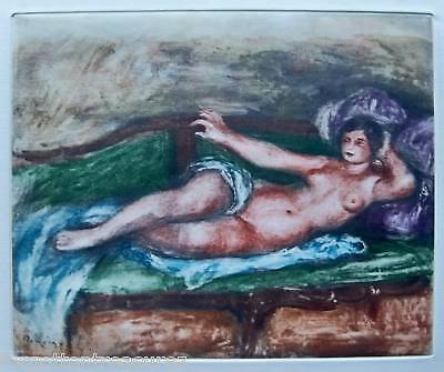 Renoir Le Repos Etching Ambroise Vollard Estate Stamped