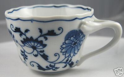 Blue Danube Cup Blue Onion Type Pattern Marked in Blue  