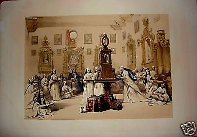 David Roberts Spain HC Folio Litho Carmona Nunnery 1837